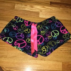 Fuzzy Pajama shorts